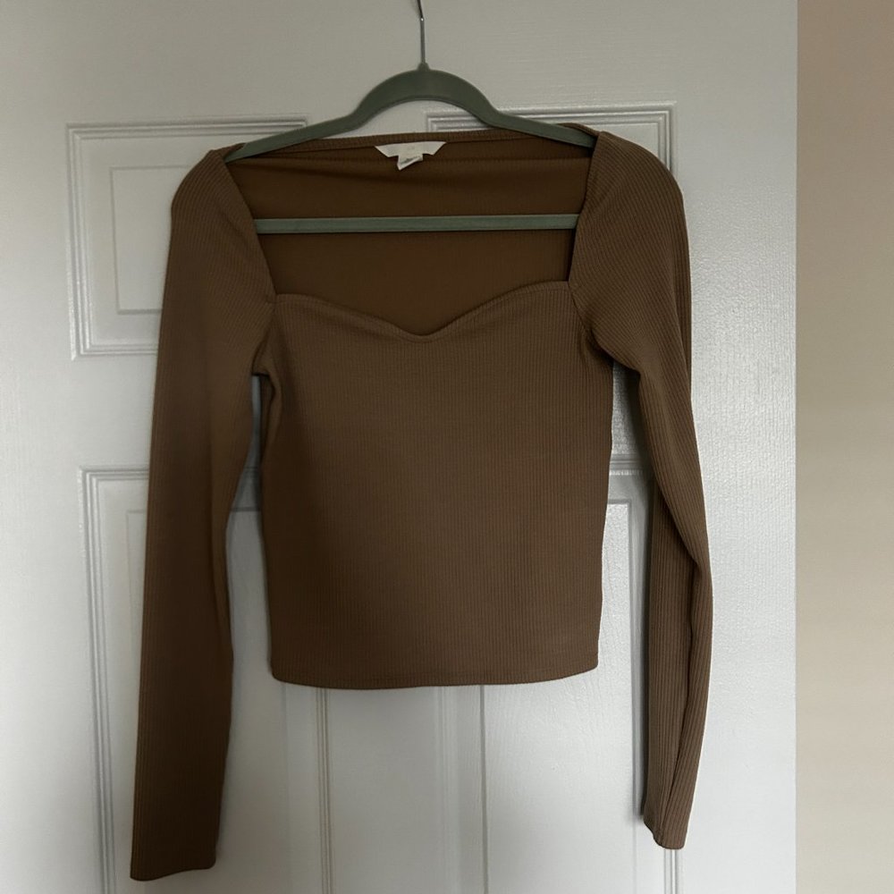 H&M Ribbed Long Sleeve - NWOT